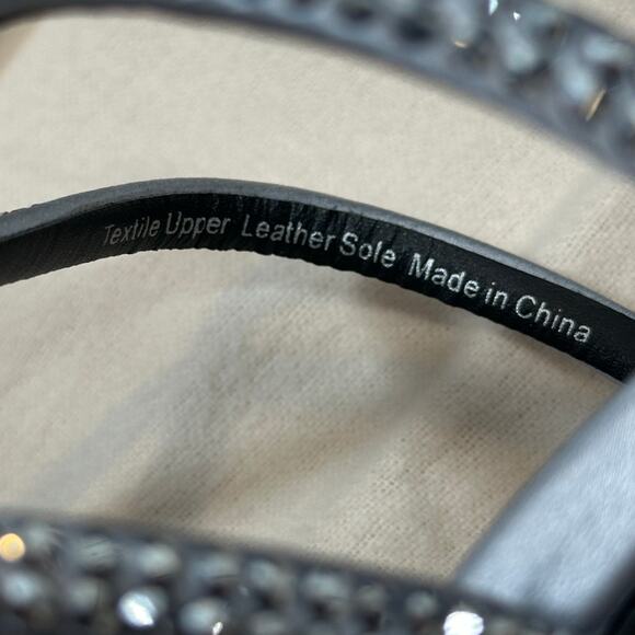 Badgley Mischka Women's Brooke Strappy Bejeweled Stiletto Sandals Heels Size 9.5 - Picture 8 of 11